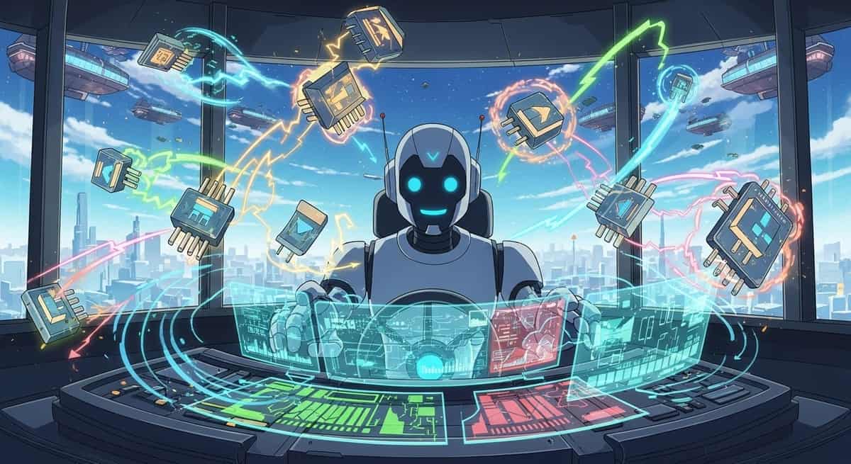 Background image for "AI Drives Power Semiconductor Revolution in 2025"