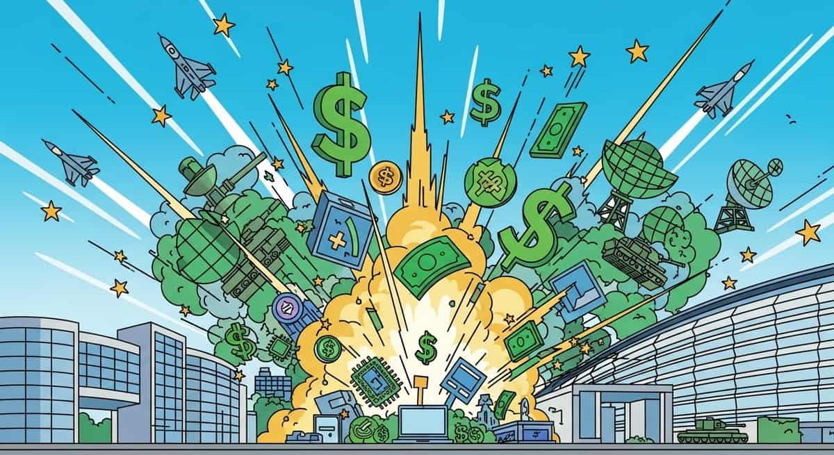 Background image for "Defense Tech Funding Explosion Reshapes Silicon Valley"