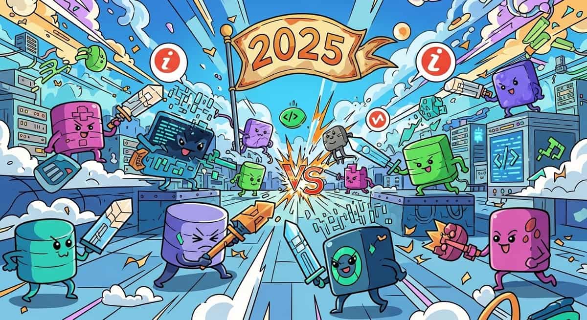 Background image for "Distributed Database Wars: 2025's Top Solutions Compared"