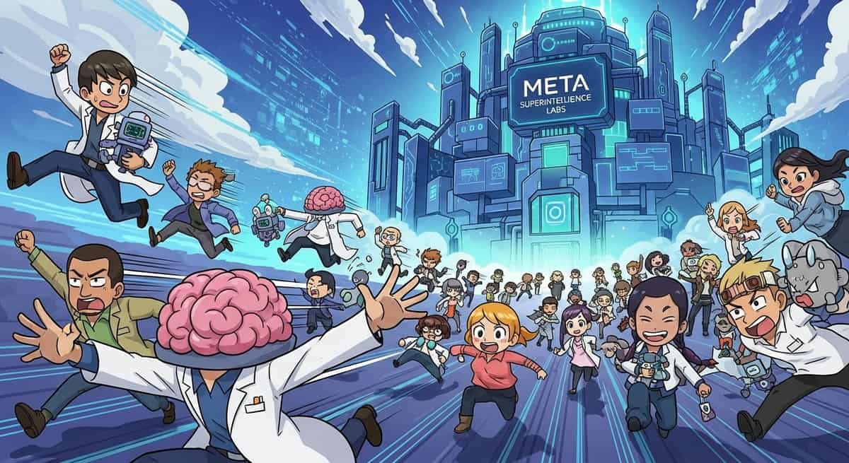 Background image for "Meta's $15B Superintelligence Labs Sparks AI Talent War"