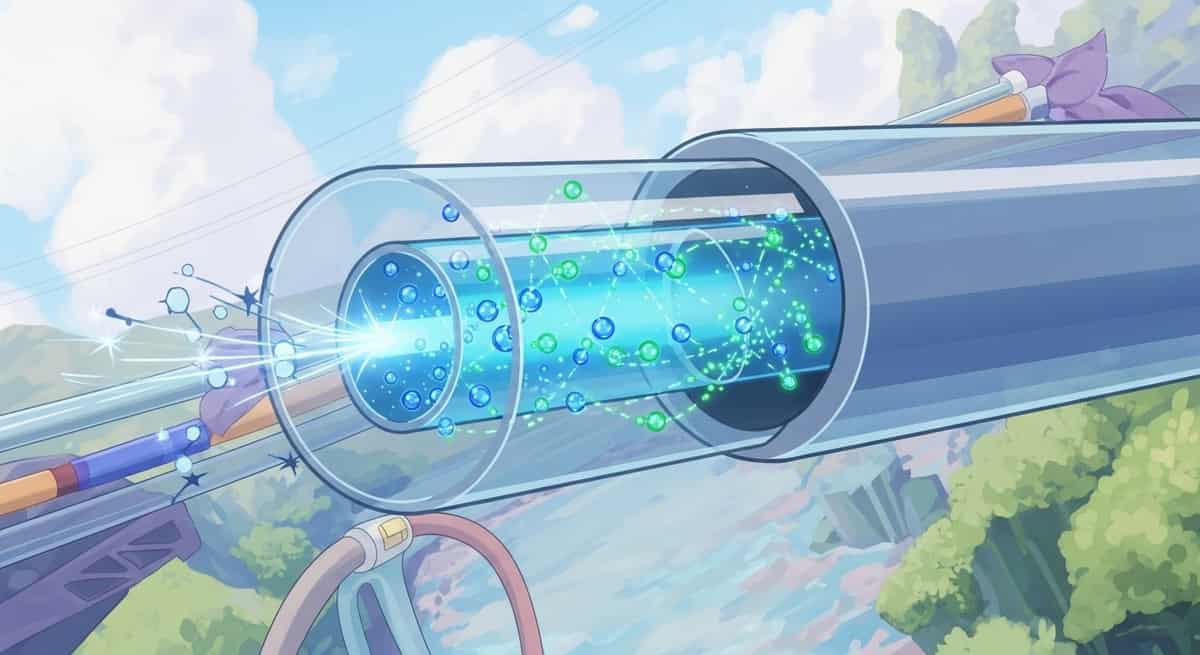 Background image for "Quantum Internet Works on Standard Fiber Networks"
