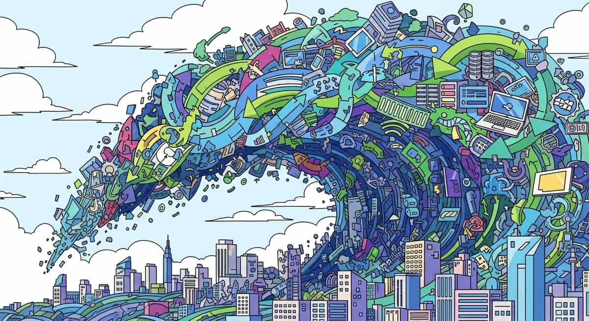 Background image for "Tech's $60 Billion M&A Wave Reshapes Innovation in 2025"