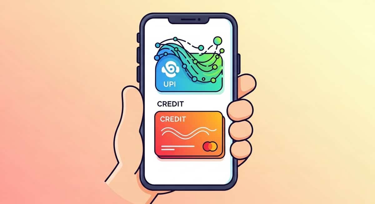 ChatGPT Go payment screen showing UPI and credit card options