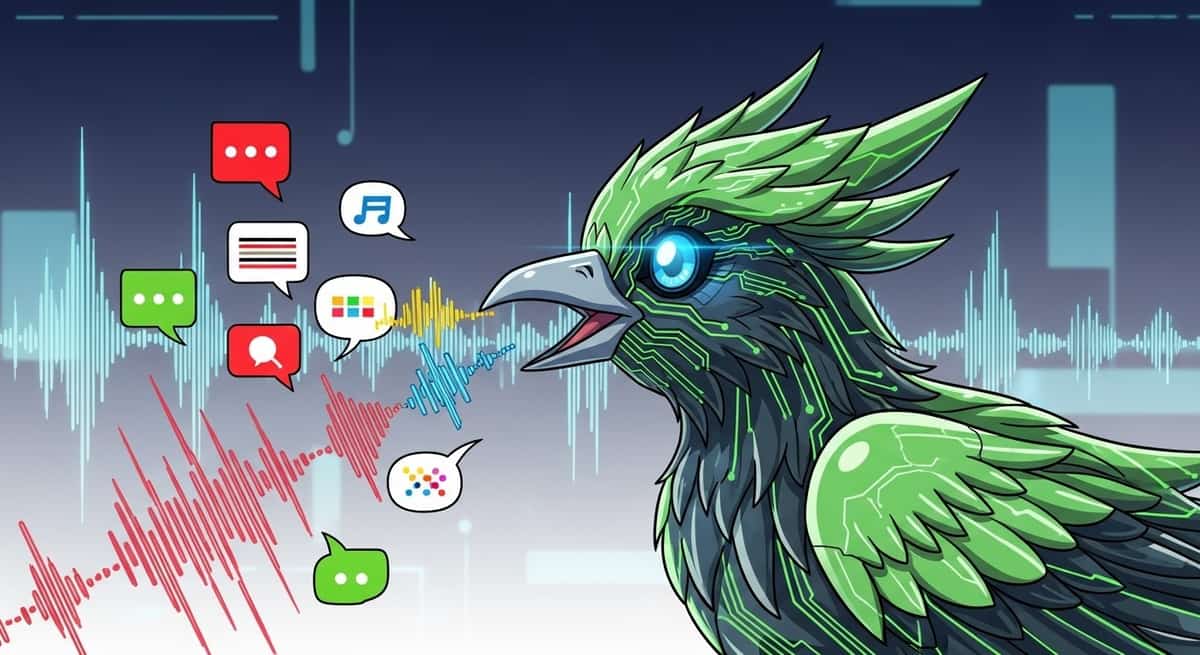 NVIDIA Canary model processing multilingual audio input