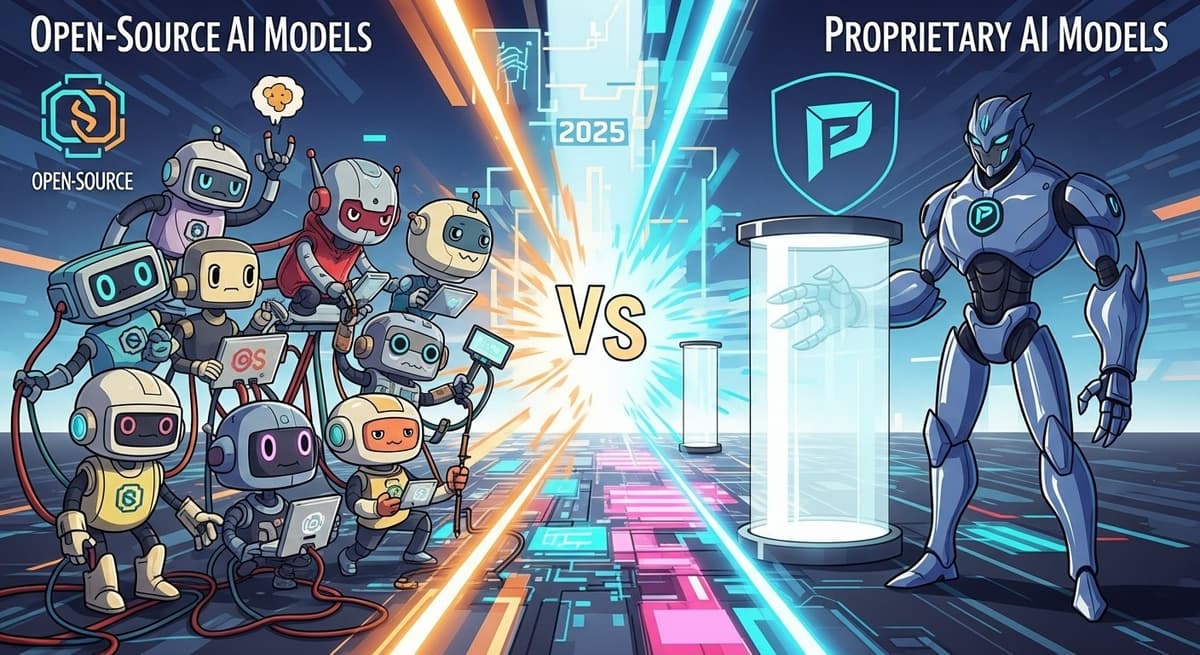 Open-Source vs Proprietary AI Models: 2025 Battle