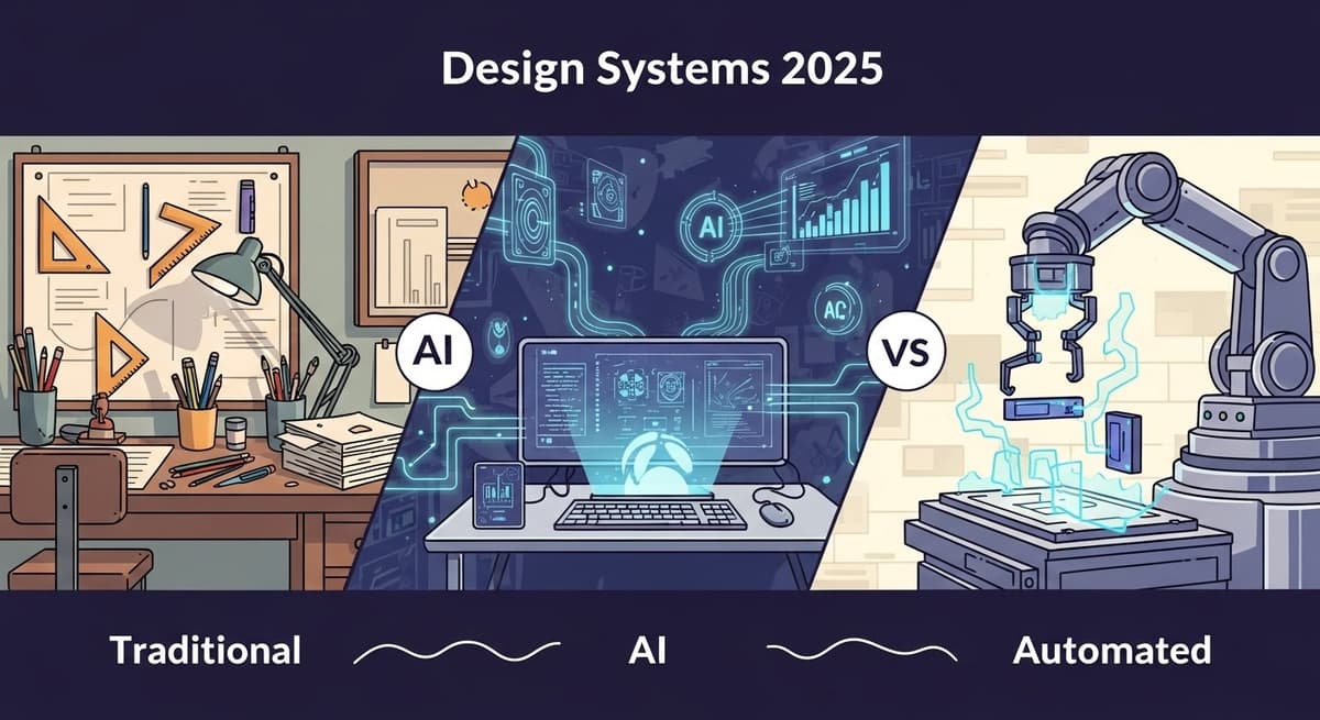 Design Systems 2025: Traditional vs AI vs Automated