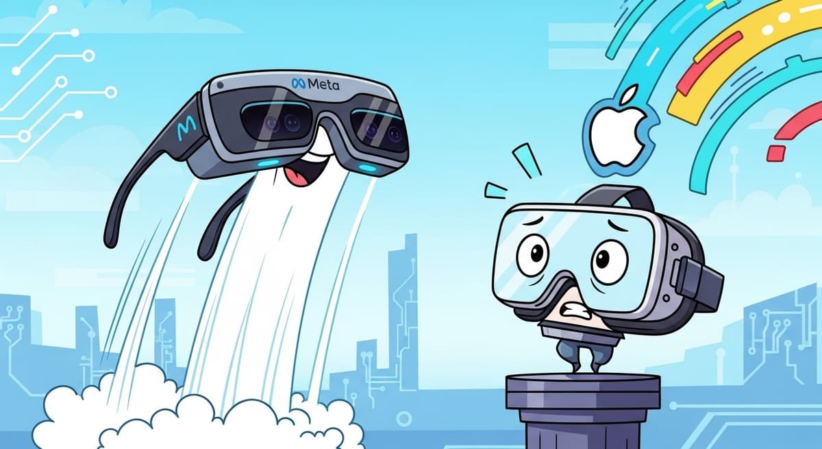 Meta's AR Glasses Launch Disrupts Apple's Vision Pro