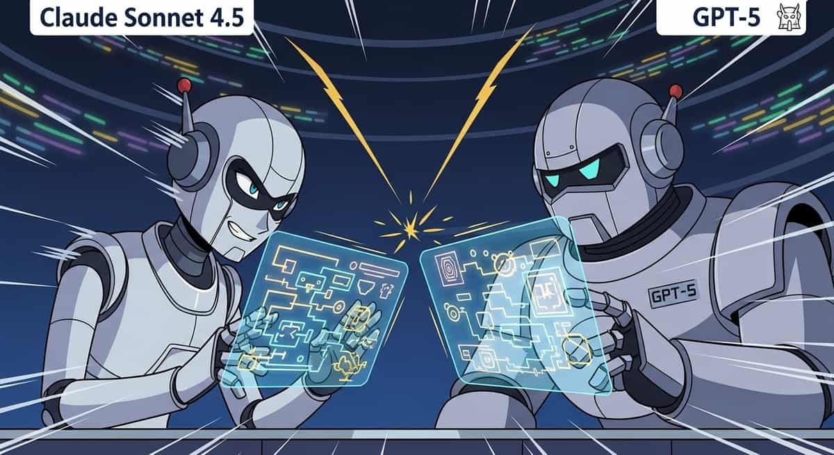 Background image for "Claude Sonnet 4.5 vs GPT-5: Real Coding Performance Tests"