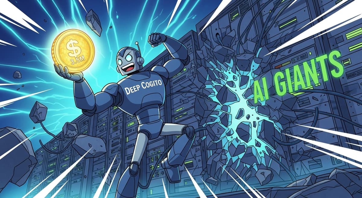 Deep Cogito's $3.5M Breakthrough Challenges AI Giants