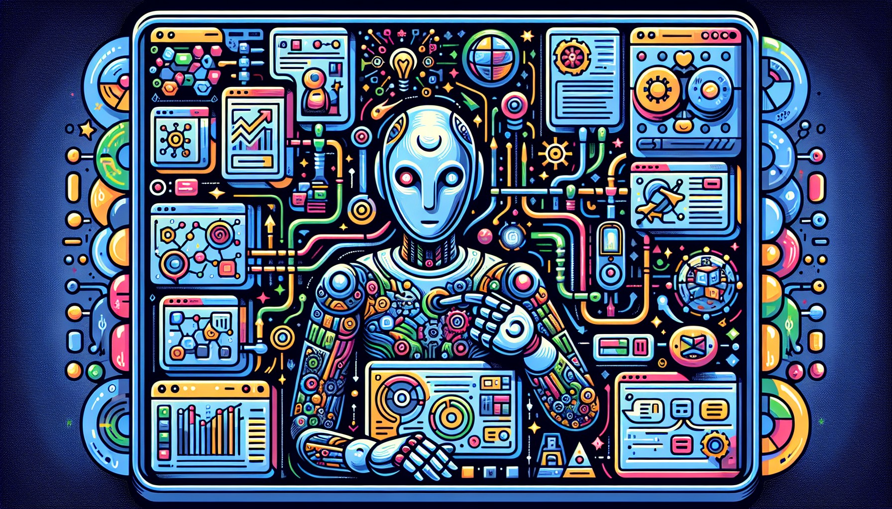 Autonomous AI agents working across multiple business systems