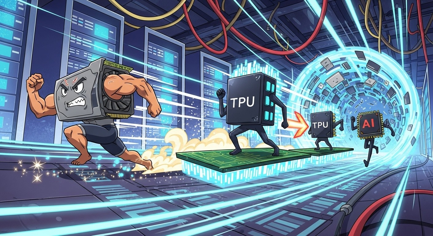 Performance benchmarks comparing AI hardware architectures