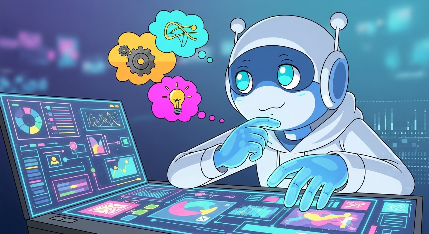 Claude AI analyzing desktop interface and planning actions