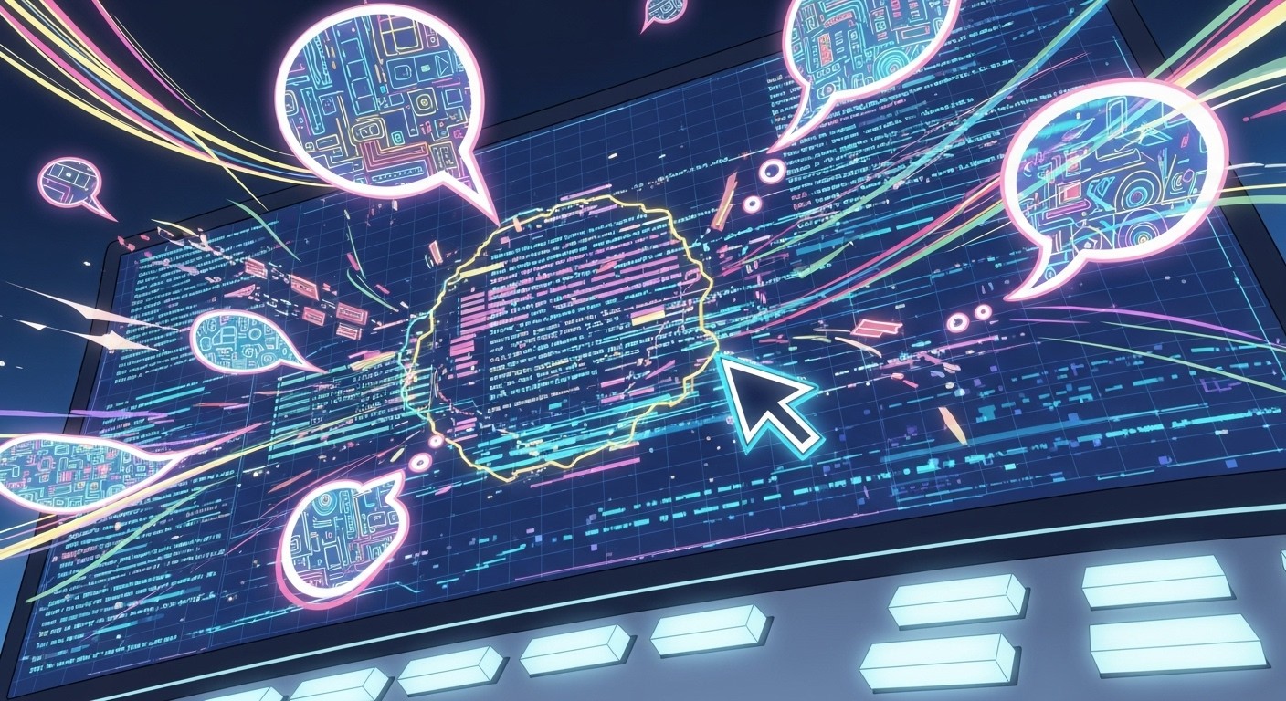 Terminal showing Claude Code processing a complex codebase with natural language commands