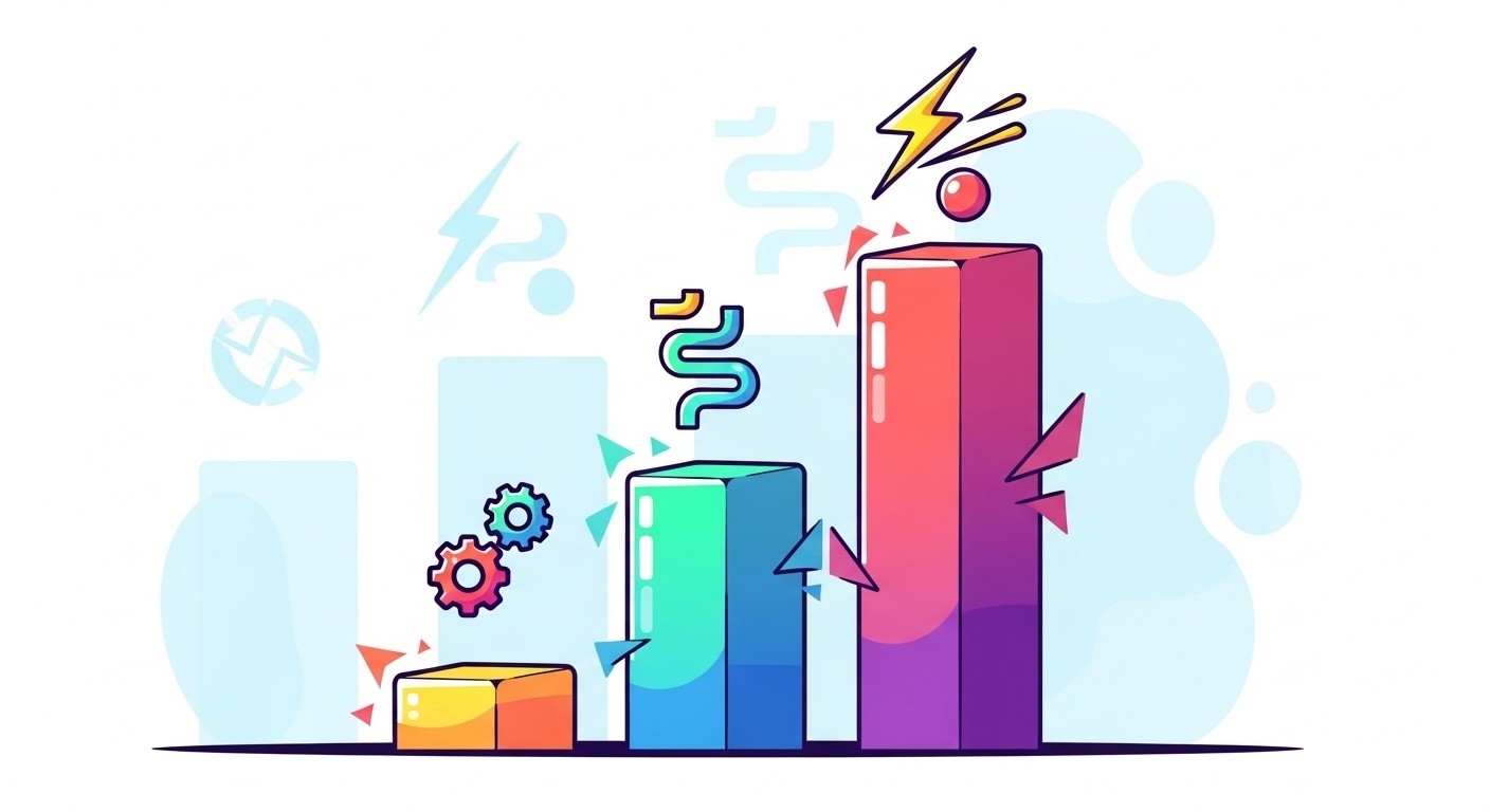Performance benchmark comparison chart showing execution times