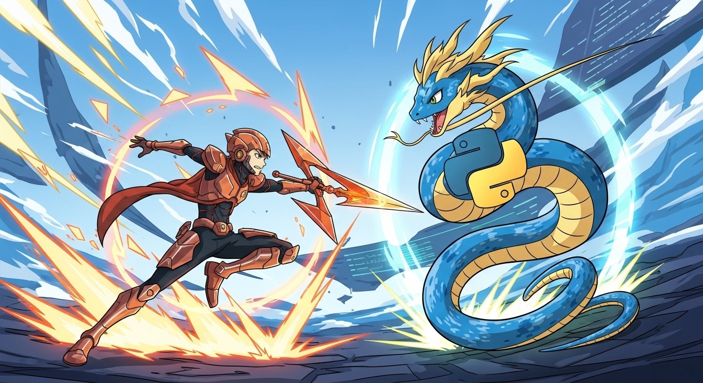 Programming Language Wars 2025: Rust vs Python Showdown