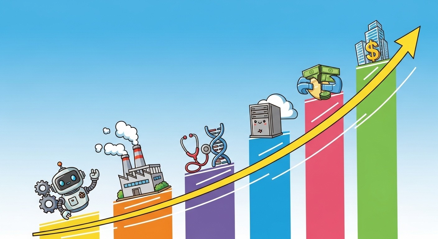 Enterprise adoption statistics showing Rust usage growth across different industries