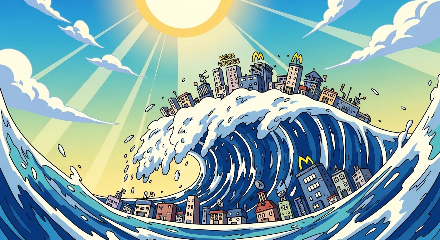 Background image for "Late-Stage Mega Rounds Signal Startup Maturation Wave"